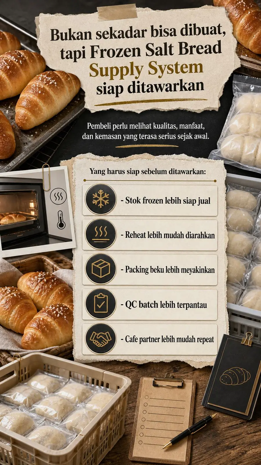 Frozen Salt Bread Supply System section 5